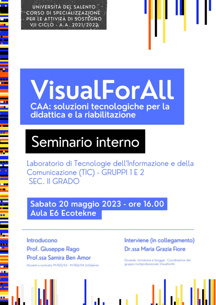 locandina laboratorio Unisalento